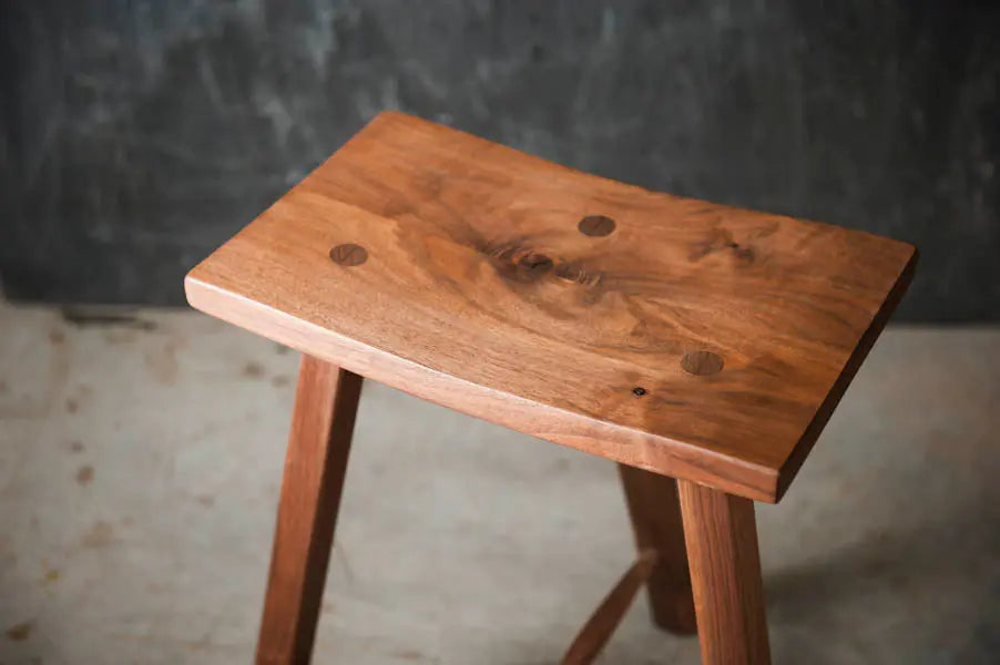 Walnut barstool - Hopes Woodshop