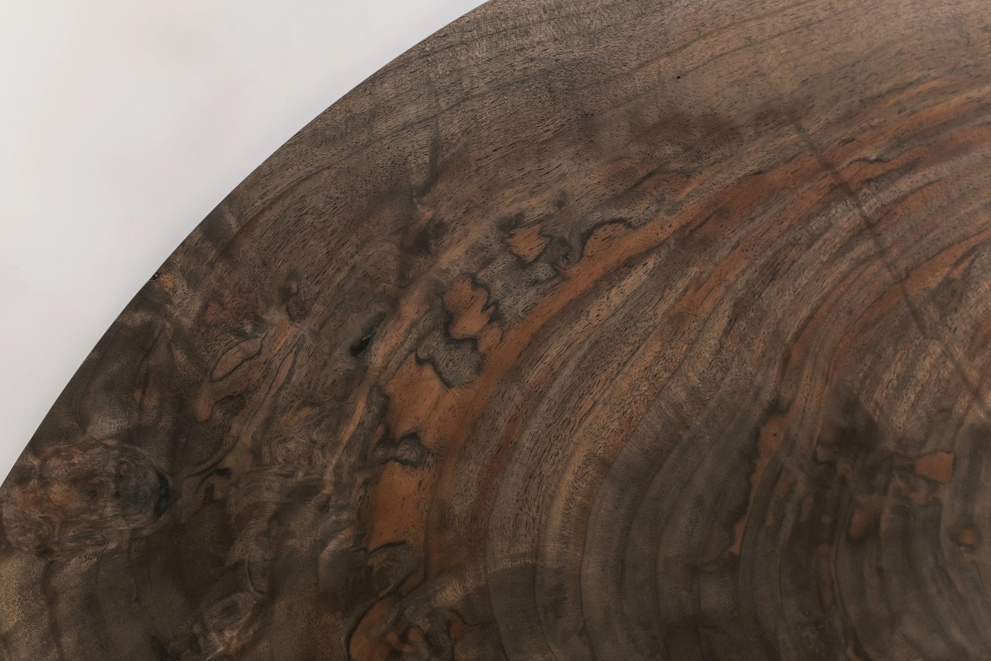 Round Walnut Coffee Table Hopes Woodshop