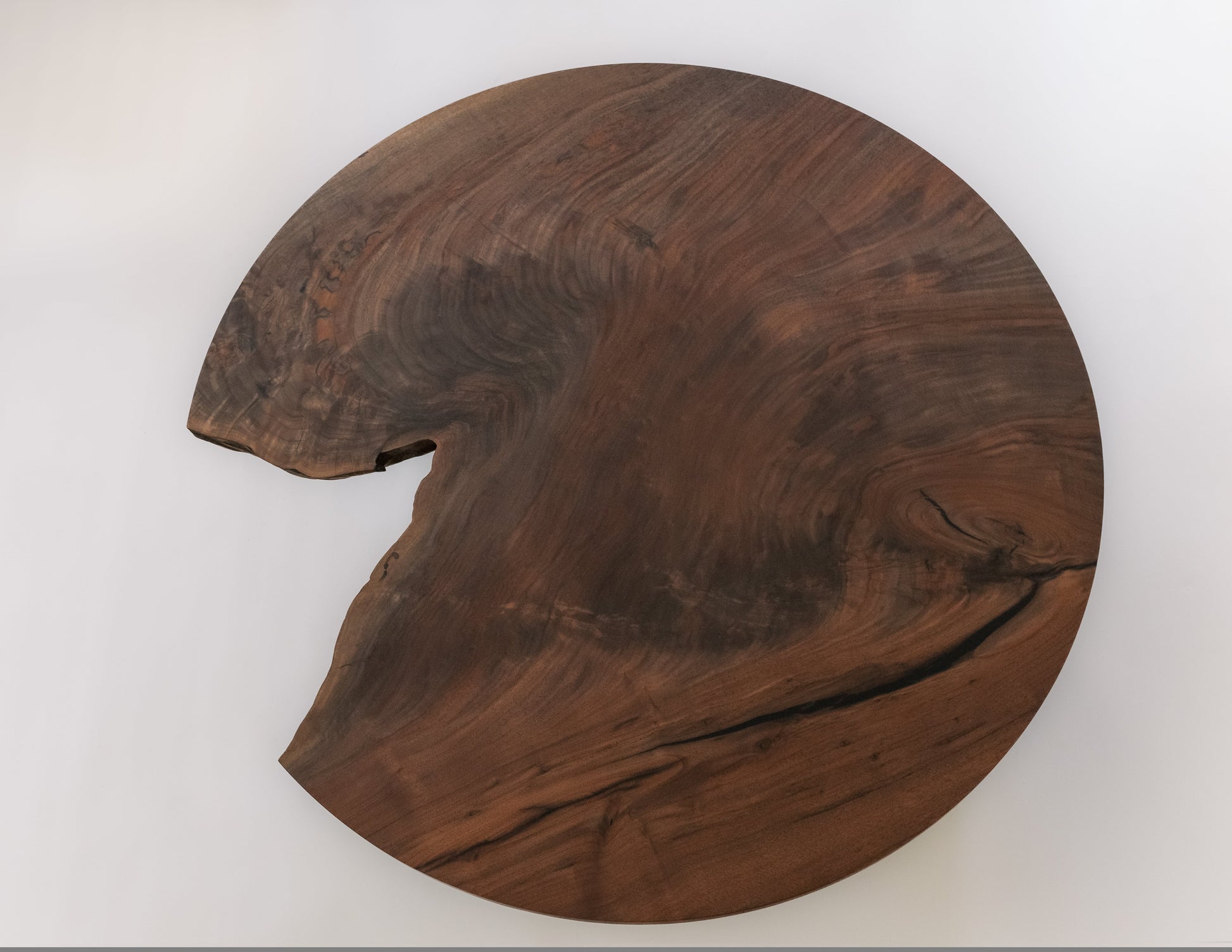 Round Walnut Coffee Table Hopes Woodshop