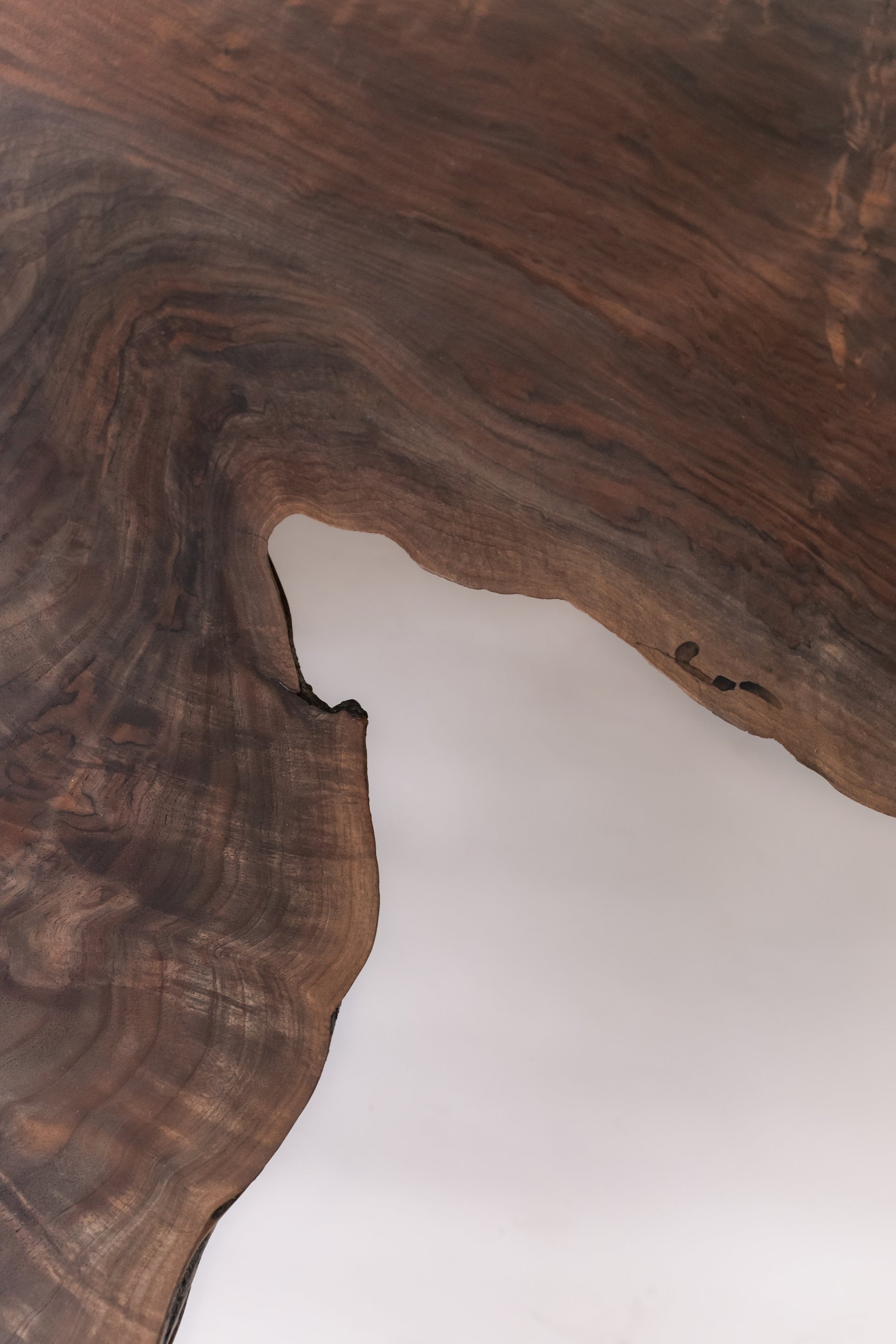 Round Walnut Coffee Table Hopes Woodshop