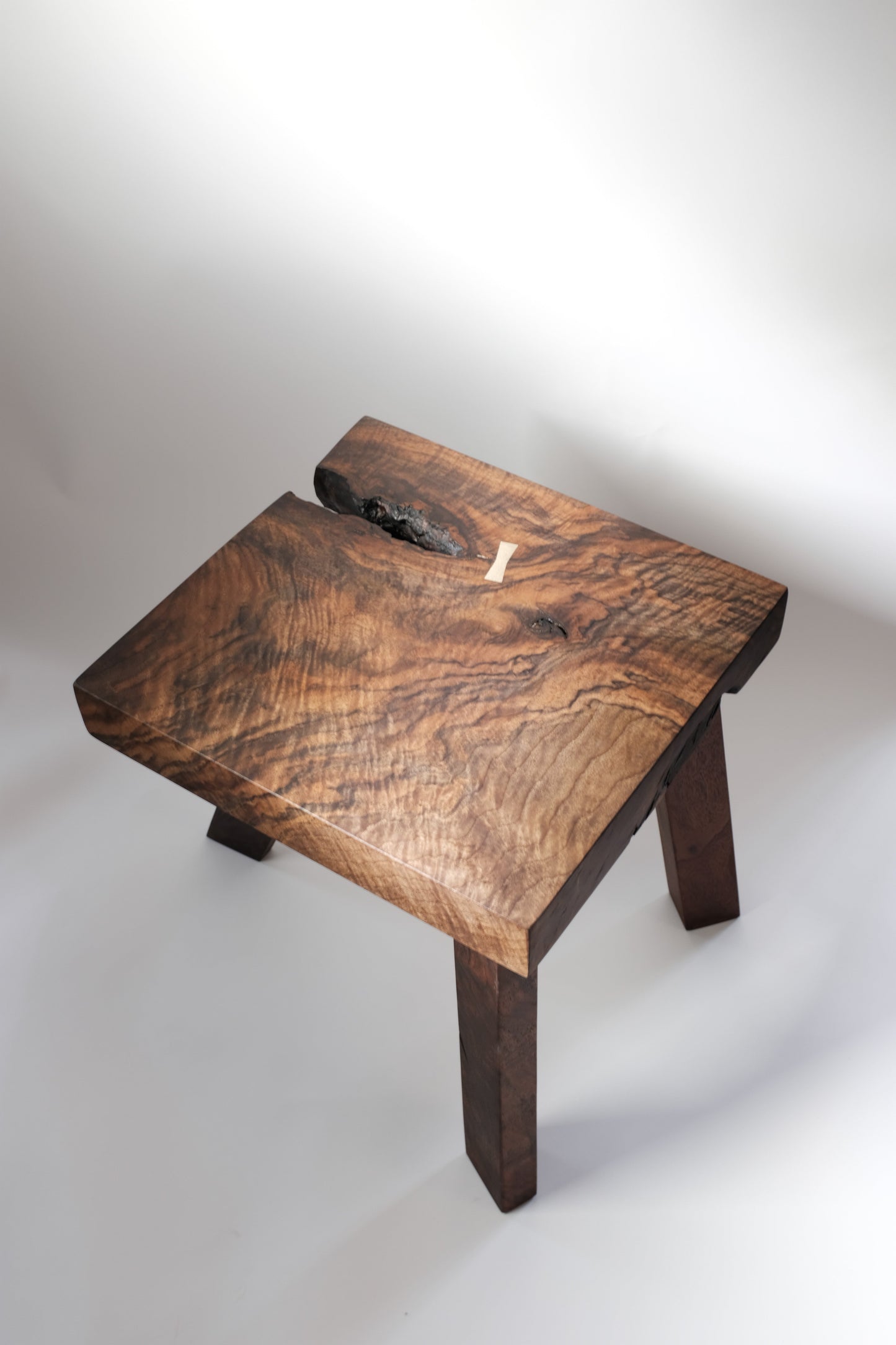 Bastogne Walnut small table Hopes Woodshop
