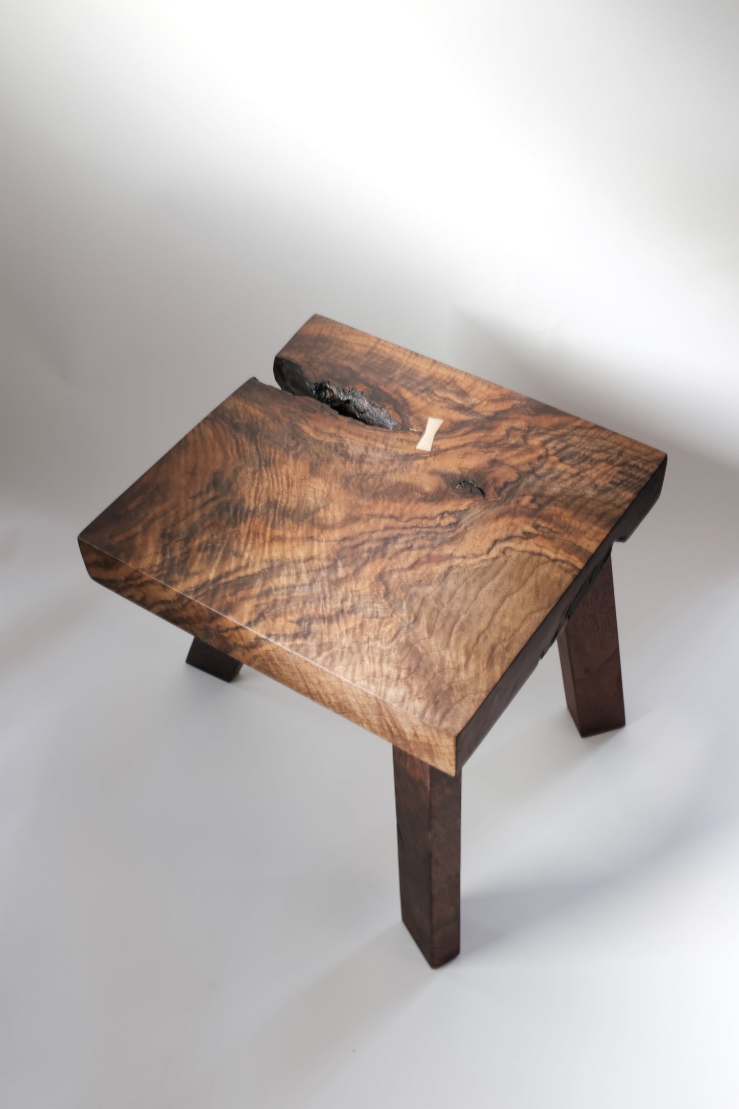 Bastogne Walnut small table Hopes Woodshop