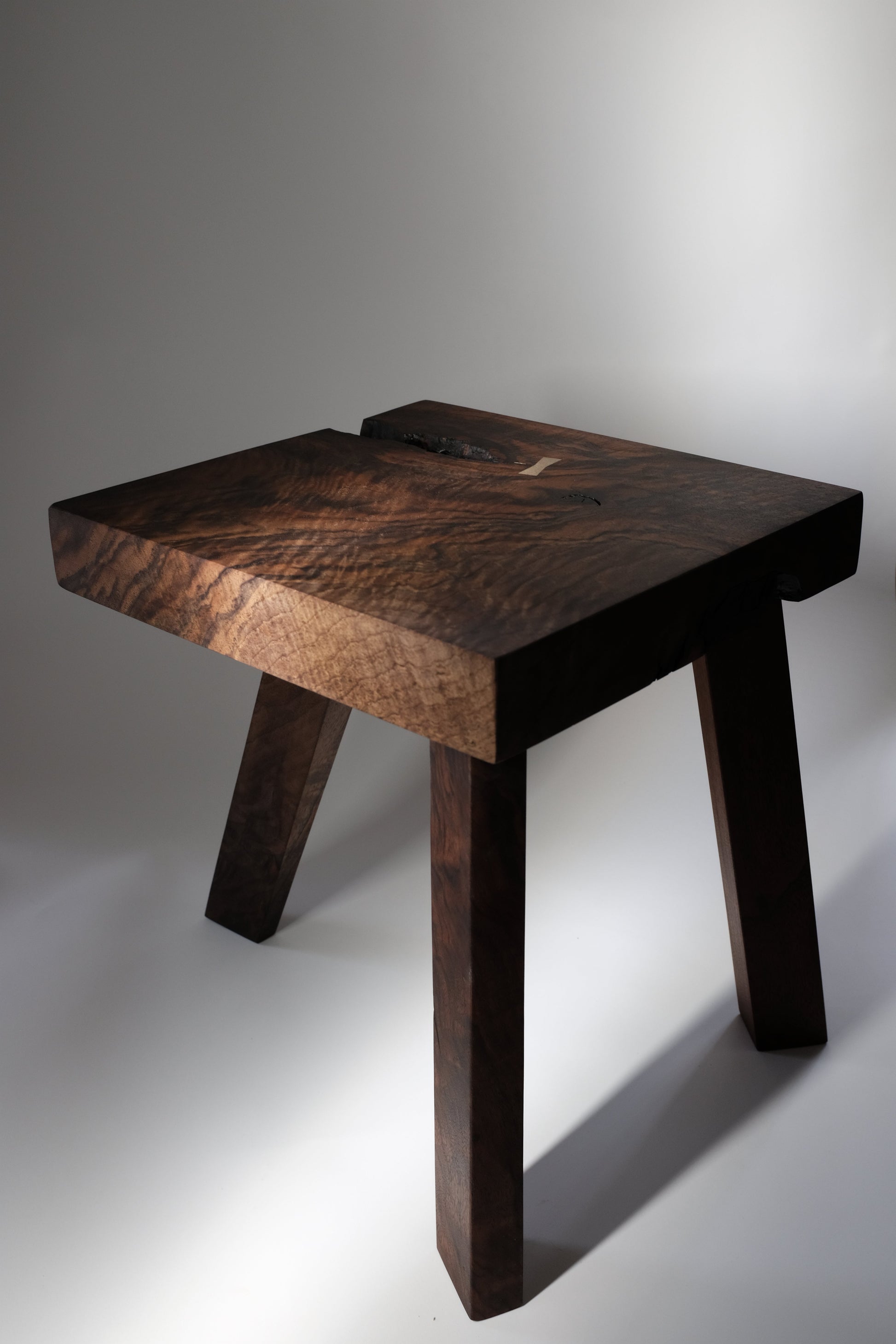 Bastogne Walnut small table Hopes Woodshop