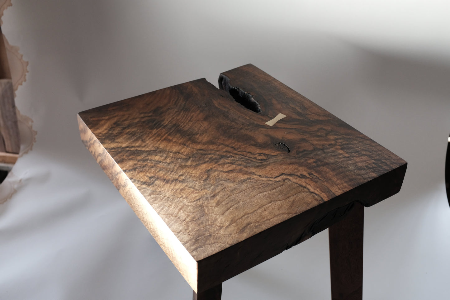 Bastogne Walnut small table Hopes Woodshop