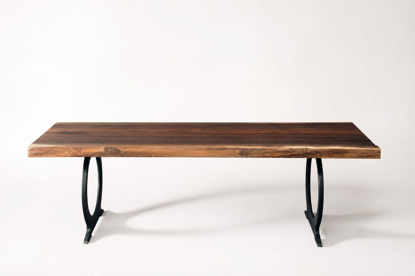 Modern Walnut Table - Live Edge Walnut