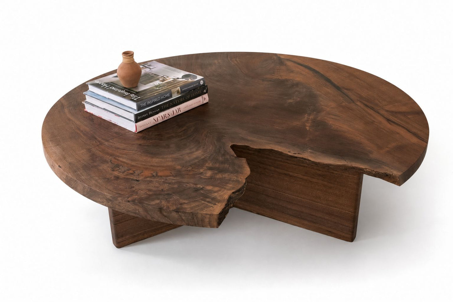 Round Walnut Coffee Table Hopes Woodshop