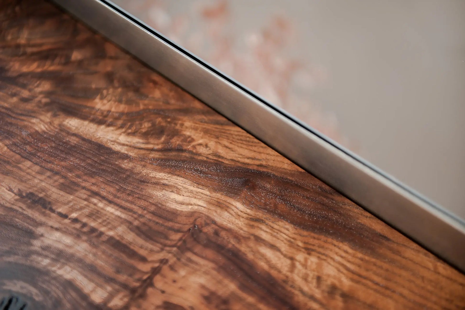 Standing Mirror - Full Length Walnut Floor Mirror - Hopes Woodshop