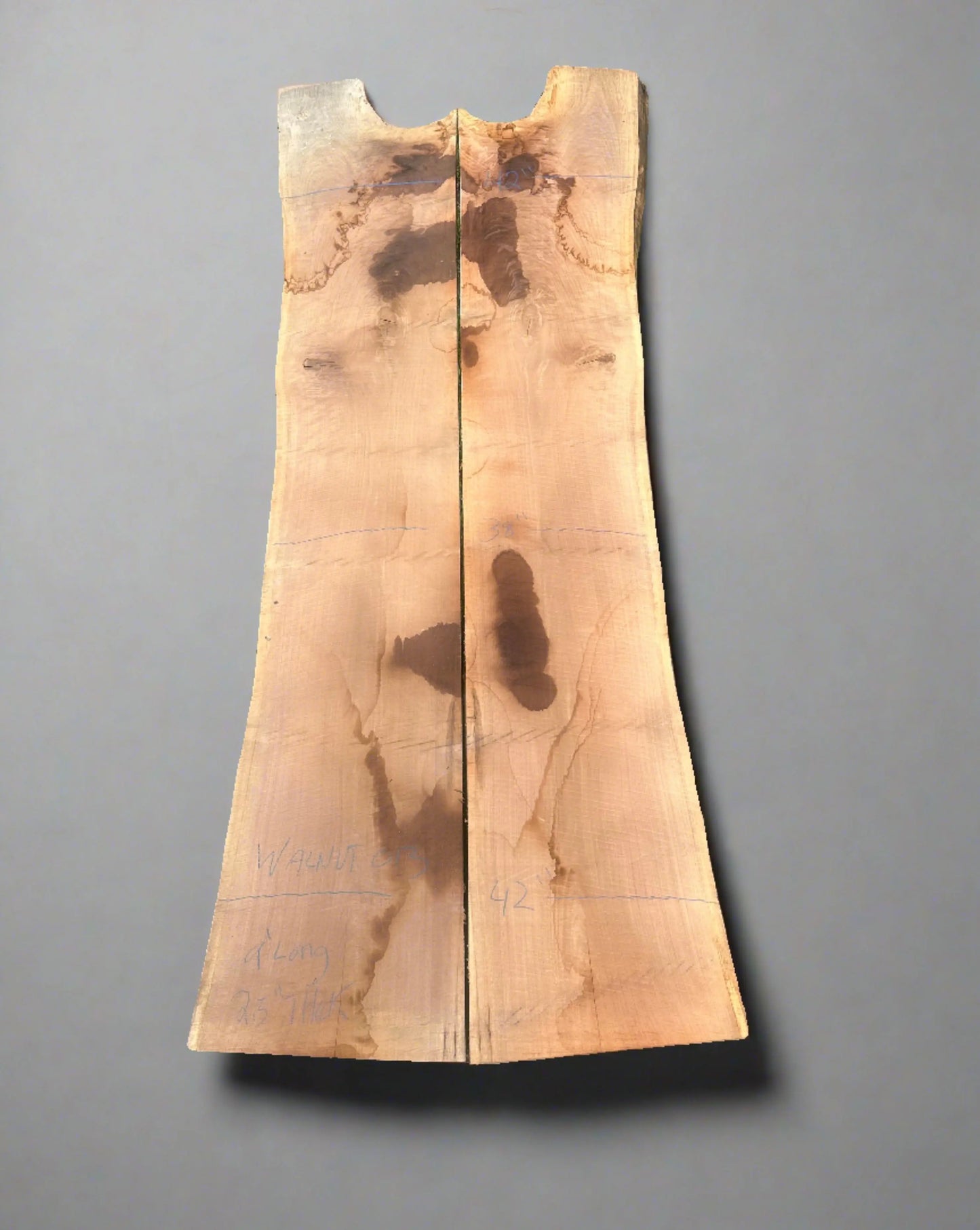 Walnut Bookmatch Table Top Hopes Woodshop