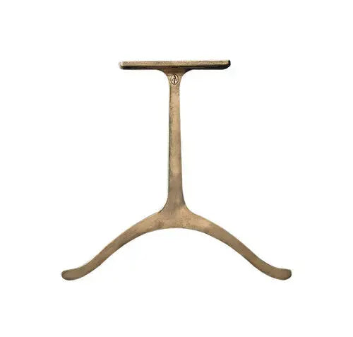 Slab table with wishbone base Hopes Woodshop