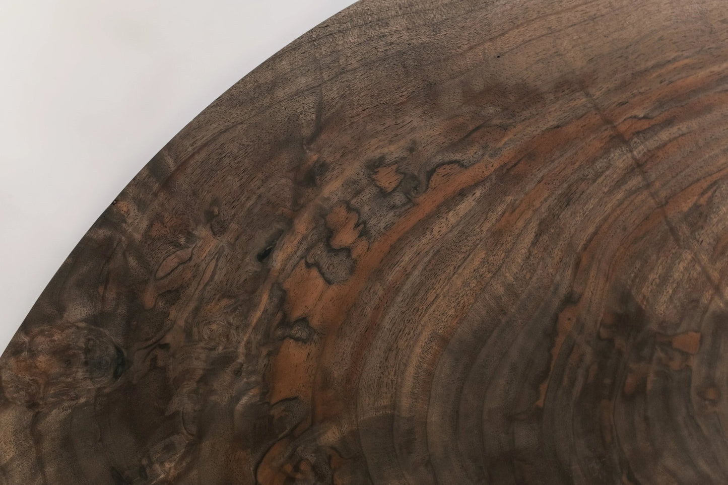 Round Walnut Coffee Table - Hopes Woodshop