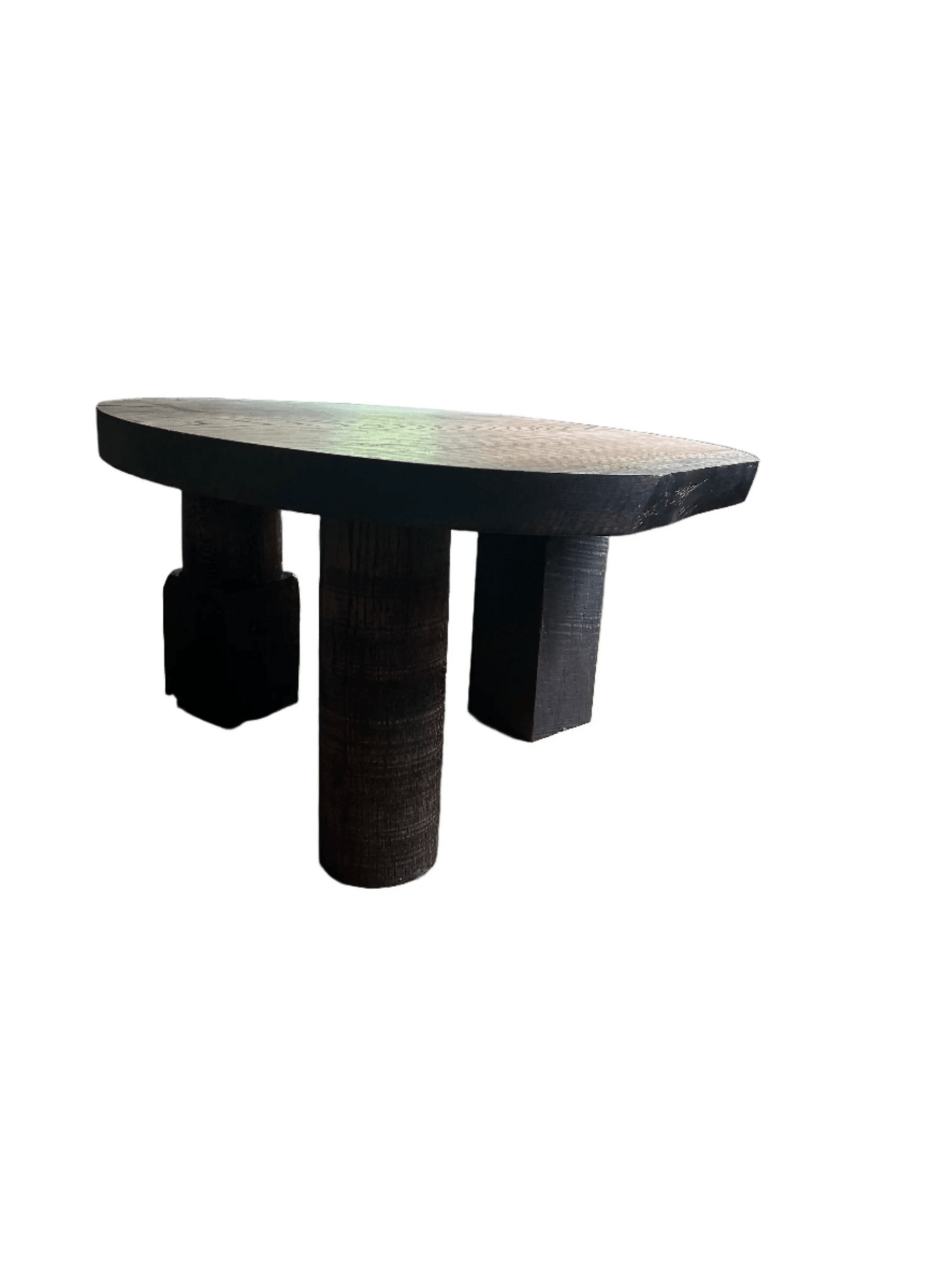 Unique dark wood reclaimed coffee table - Hopes Woodshop