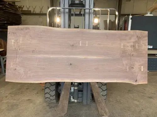 Wishbone Dining Table | Slab Wood Top - Hopes Woodshop