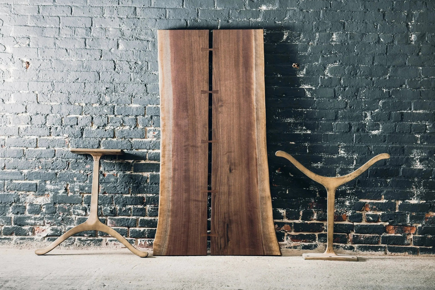 Wishbone Dining Table | Slab Wood Top - Hopes Woodshop